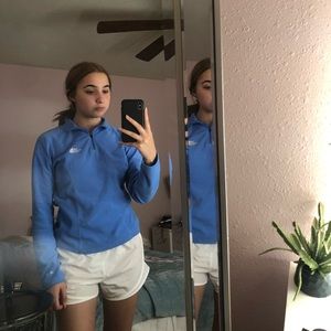 The north face blue jacket